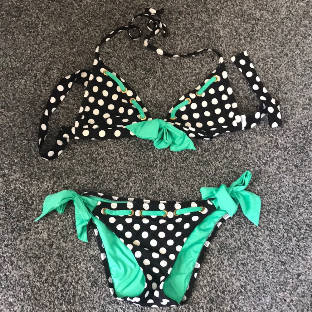 Betsey Johnson Polka Dot Bikini